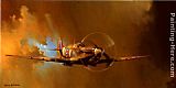 2011 Canvas Paintings - Spitfire by Barrie Clark